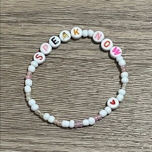 “Speak Now” Friendship Bracelet